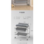 Baby Bathtub with Stand Manufacturer - Newborn Floor Wood Table Children Foldable Standalone