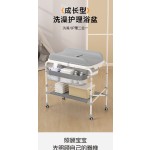 Baby Bathtub with Stand Manufacturer - Newborn Floor Wood Table Children Foldable Standalone