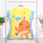 Baby Bathing Towel Manufacturer - Organic Cotton Plain Colorful Terry Animal Hooded