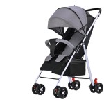 Baby Stroller Supplier - OEM 4 in 1 Leather French Logo 4 Wheels for Twins