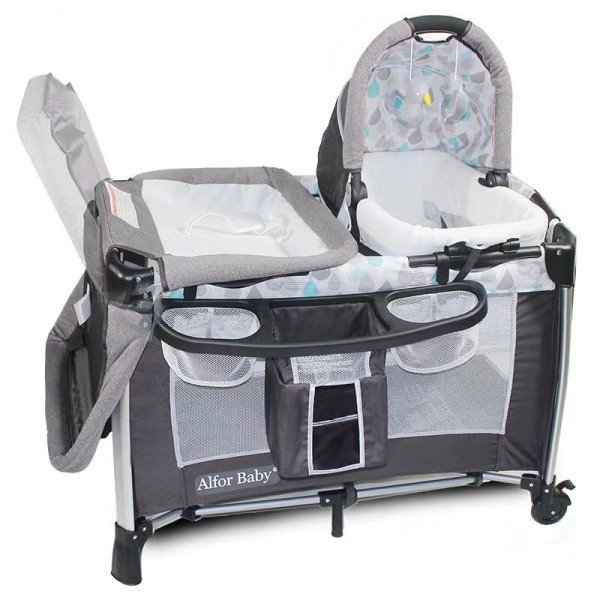 Baby Play Yard Bed Supplier - Sleeping Newborn Mosquito Foldable Travel Net Playpen