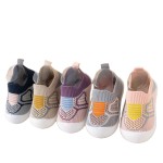 Baby Shoes Manufacturer - OEM 2024 New Style Solid Color Rubber Sole Non slip