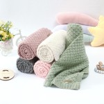 Baby Quilts Supplier - Knitted Covers Matt Paly Personalized Sheet Soft Net Embroidery