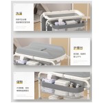 Baby Bathtub with Stand Manufacturer - Newborn Floor Wood Table Children Foldable Standalone