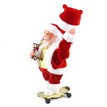 Santa Claus Toy Manufacturer - Novelty Skateboarding Hat Shake with Music Dynamic Gift