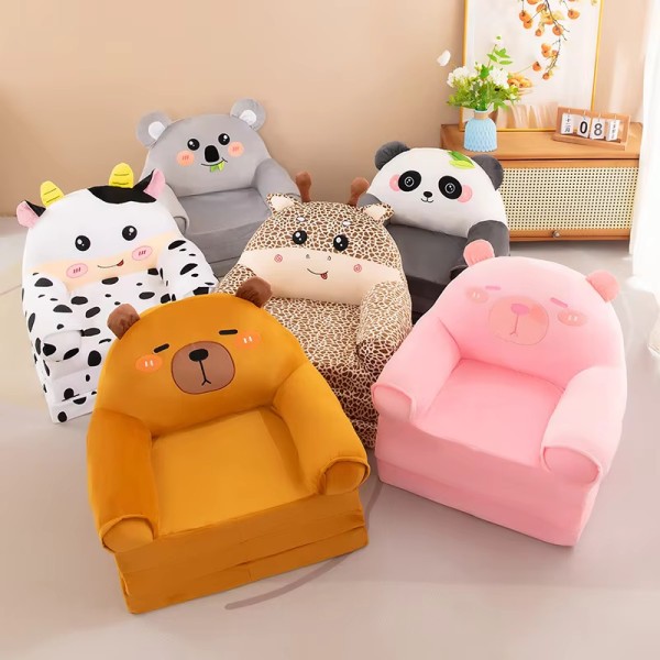 Baby Animal Sofa Chair Supplier - Babies Shopping Online Lazy Cord Round Plush Deer