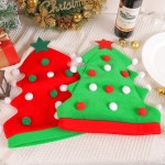 Christmas Elf Hats Supplier - New Christmas Tree Hat Festival Party Elf Novelty Hats