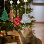 Christmas Decoration Supplier - Christmas Gingerbread Man Felt Cloth Pendant Tree Snowflake