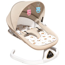 Baby Electric Rocker Manufacturer - Vibration Plastic Crib Sleep Music Automatic Swing