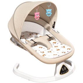 Baby Electric Rocker Manufacturer - Vibration Plastic Crib Sleep Music Automatic Swing