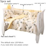 Crib Bedding Set Manufacturer - Cotton Cot Sets 100% Bed Latex Protector 4Pcs