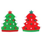 Christmas Elf Hats Supplier - New Christmas Tree Hat Festival Party Elf Novelty Hats