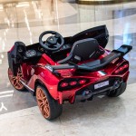 Kids Electric Car Manufacturer - Red Cycle 24V High Safety Girl Cartoon Racing Swing