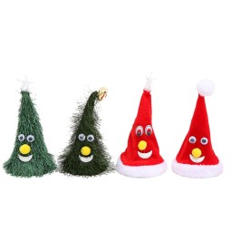 Electric Christmas Hat Manufacturer - New Electric Santa Claus Toy Swinging Bell Lights