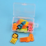 Plastic Fork Supplier - Disposable Kids Mini Animal Dessert Fruit Fork