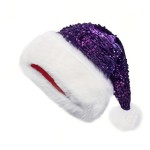 Christmas Hat Manufacturer - New Christmas Glitter Party Decoration Headwear Santa Hat
