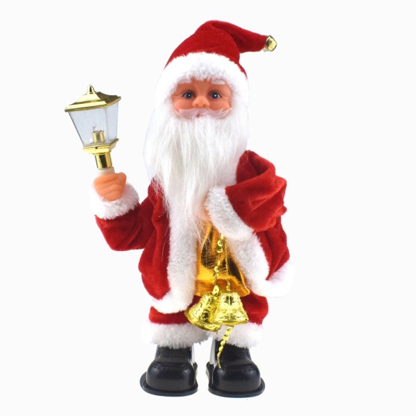 Santa Claus Doll Supplier - Novelty Creative Shaking Lights Lifting Bells with Music