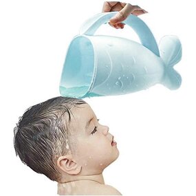 Baby Shampoo Rinse Cup Supplier - Newborn Bath Shower Cups Waterfall Toddler Visor