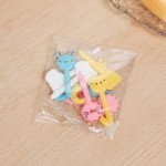 Plastic Fork Supplier - Disposable Kids Mini Animal Dessert Fruit Fork