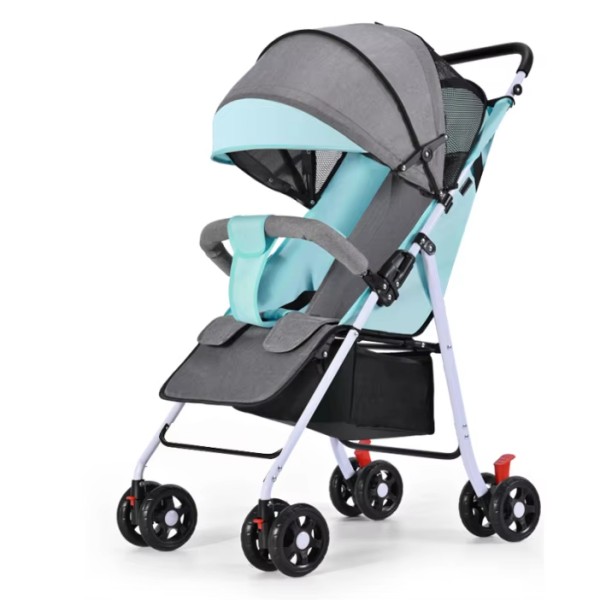 Baby Stroller Supplier - OEM 4 in 1 Leather French Logo 4 Wheels for Twins