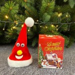 Electric Christmas Hat Manufacturer - New Electric Santa Claus Toy Swinging Bell Lights