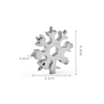 Multi Tool - 18-in-1 Snowflake Screwdriver