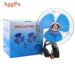 Car Fan - 12V Ceiling Rotatable Clip