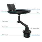 Car Tray - Cup Holder Adjustable Table