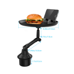 Car Tray - Cup Holder Adjustable Table