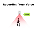 Voice Reminder - Motion Sensor Activated