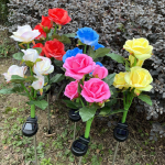 Rose Light - Solar Flower Stake Pathway