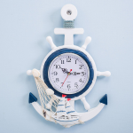 Anchor Clock - Ship Wheel Wall Decor