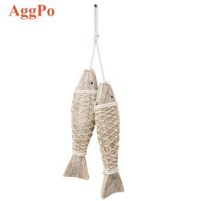 Wood Fish - Sculpture Wall Art Decor