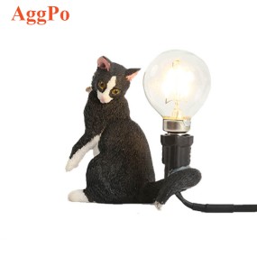 Cat Lamp - Resin Table Night Light