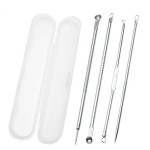 Blackhead Remover - 4pc Comedone Extractors