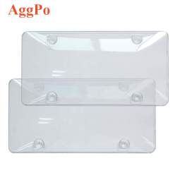 License Cover - Clear Bubble Plate Frame