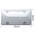 License Cover - Clear Bubble Plate Frame