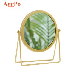 Vanity Mirror - Gold Frame Portable