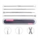 Blackhead Remover - 4pc Comedone Extractors