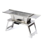 Barbecue Grill - Stainless Steel Folding Camping