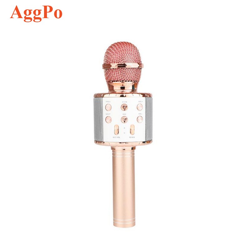 Wireless Microphone - Karaoke LED Light