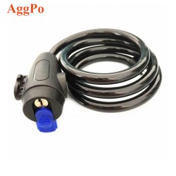 Bike Lock - Cable Coiled Key Secure