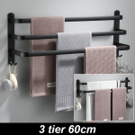 Towel Rack - 3-Tier Ladder Wall Mounted