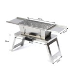 Barbecue Grill - Stainless Steel Folding Camping
