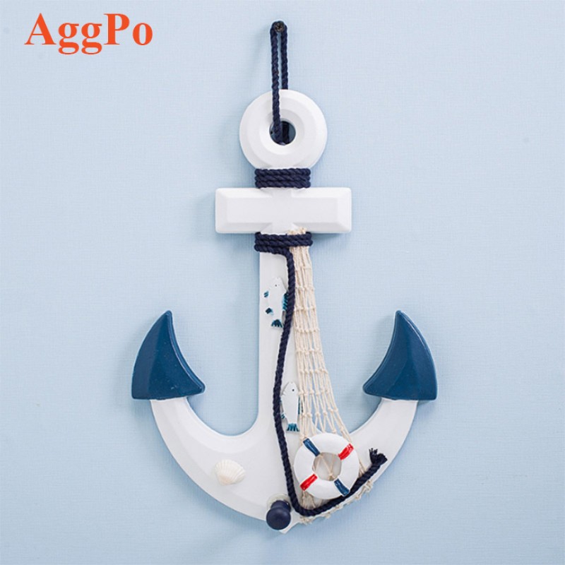 Anchor Decor - Wood Wall Hanging Nautical