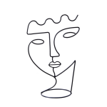 Wire Sculpture - Abstract Metal Face
