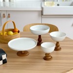 Fruit Plate - Vintage Wooden Stand Home Decor