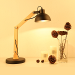 Desk Lamp - Wooden Adjustable Arm
