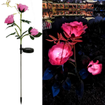 Rose Light - Solar Flower Stake Pathway