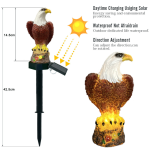 Solar Light - Eagle Figurine Garden Stake